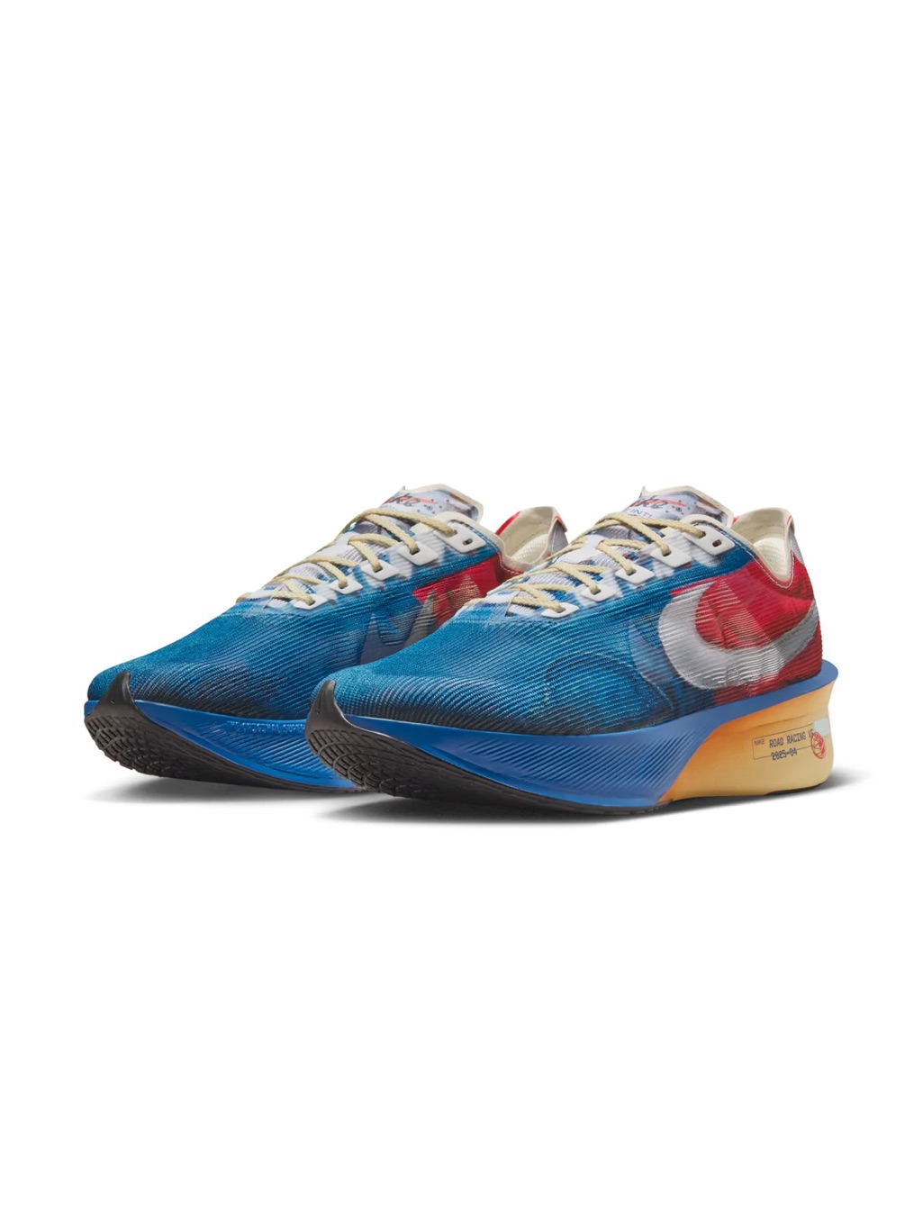 New Nike Zoomx Vaporfly Next% 4 Men's 7 Running Shoes Red & Blue (Ih3586-999)